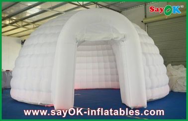 OD 5m の白い膨脹可能な空気テント展覧会のための膨脹可能なドームのテント