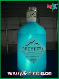 広告のための青く膨脹可能なワイン・ボトルの膨脹可能な照明装飾