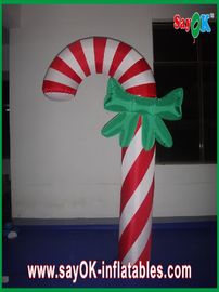 注文の耐久の広告のクリスマスの休日の膨脹可能なキャンディ・ケーン