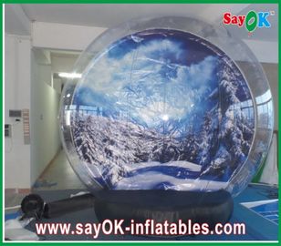 膨脹可能な雪の球/透明で膨脹可能な Chrismas の雪の地球の泡 Dia 5M