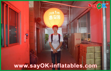 導かれたInflatable Christmas Decorations Backpack Ballon Outdoor Companyでき事のInflableのバックパックの球