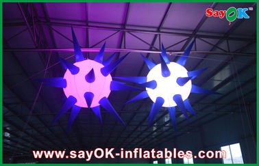 屋内巨大な天井の膨脹可能な照明装飾は球を導きました
