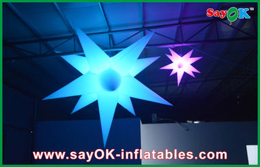 屋内党装飾の LED ライトが付いている膨脹可能な導かれた星の広告の星の気球