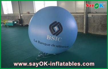 0.18mm でき事のためのロゴの印刷物が付いている 1.5m 青いポリ塩化ビニール Outerdoor の膨脹可能な広告の気球