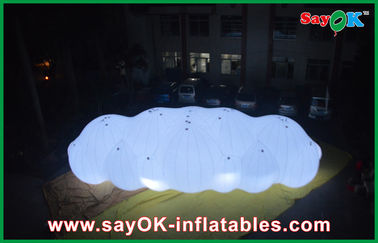 12m のでき事のための 0.2mm ポリ塩化ビニールが付いているが付いている長く巨大で膨脹可能な気球 LED のヘリウムの雲