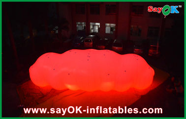 大きい LED の装飾の広告のための膨脹可能なヘリウムの雲の気球 0.18mm ポリ塩化ビニール材料