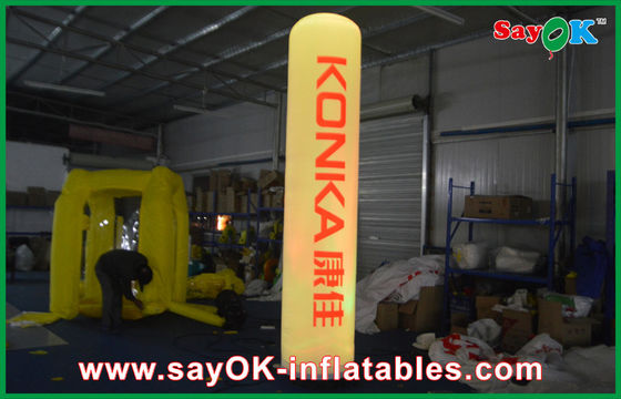 3m の高さの印刷される膨脹可能な照明装飾によって導かれる柱の立方体のコラム