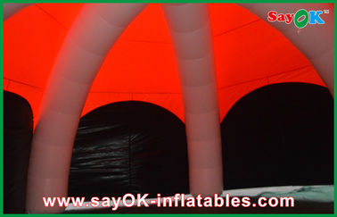 空気3つのMの赤い六角形の職業のための大きい屋外の膨脹可能なテント ポリ塩化ビニール テントは屋外に行く