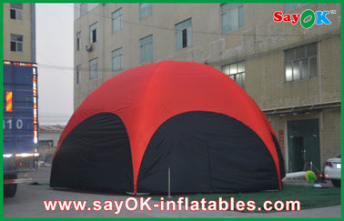 空気3つのMの赤い六角形の職業のための大きい屋外の膨脹可能なテント ポリ塩化ビニール テントは屋外に行く