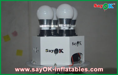 立場のビジネスの広告のための白く膨脹可能な照明装飾の気球