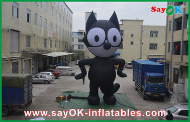 巨人 6m の漫画屋外のための膨脹可能な猫の Commerical の広告