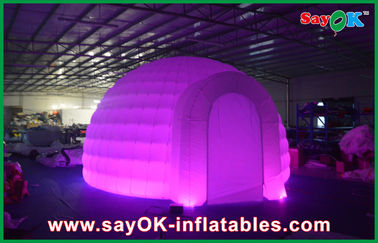 膨脹可能なイグルーのテントの広告のドームの膨脹可能な空気テントは、軽く膨脹可能な芝生のテントを導いた