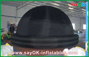 携帯用膨脹可能なプラネタリウム、210D オックスフォードの布の黒の膨脹可能なドームのテント