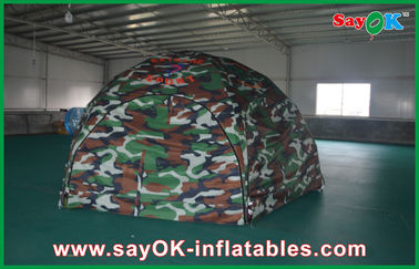 膨脹可能なテントが屋外の膨脹可能な空気テントを防水する屋外、くもの軍の膨脹可能なドームのテントは行く
