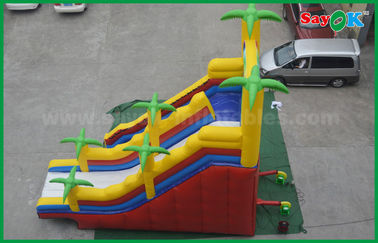 子供の膨脹可能なスライド5 x 8巨人の屋外の商業膨脹可能な警備員のスライドの二重スライド