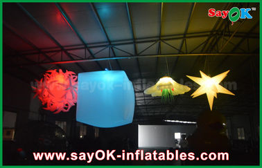 花の球ライト舞台の背景のための膨脹可能な照明装飾