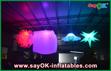 花の球ライト舞台の背景のための膨脹可能な照明装飾