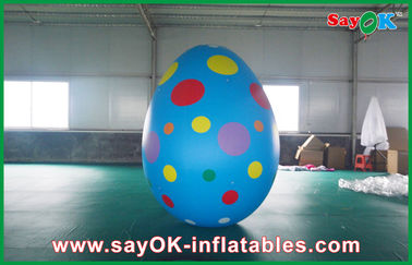 膨脹可能な休日の装飾の外のポリ塩化ビニールは装飾の卵を塗りました
