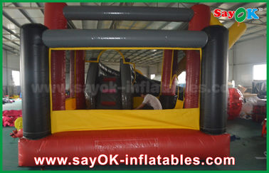 室内充気スライド 5 x 8m 充気ジャンプブースカー 城 充気水スライド コンビア