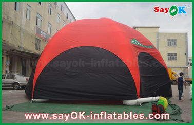 空気テント4つの側面が付いているキャンプDIA 10mの屋外の印刷物の膨脹可能なくものテントは利用できる印刷する
