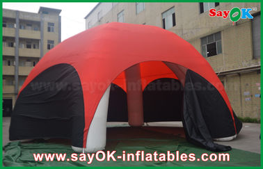 空気広告のための膨脹可能なテント ポリ塩化ビニールDIA 10mの昇進の膨脹可能なドームのくものテント