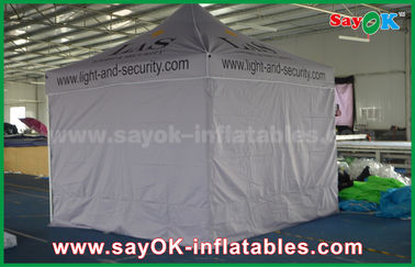 容易な上りの破裂音のテントの広告のための白いPromtionalのアルミニウム折りたたみのテントのおおいのテント