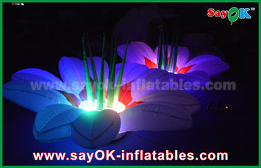 結婚の段階の装飾の膨脹可能なつく花のInflableの音楽的な祝祭の装飾の背景幕の花