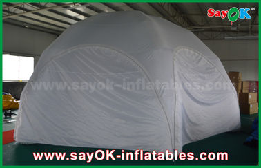 膨脹可能なヤードのテントの白い防水膨脹可能な空気テントはポリ塩化ビニールのでき事のための膨脹可能なドームのテントをカスタマイズした