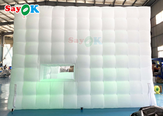 空気膨脹可能なテント党でき事のための気密LEDの屋外の膨脹可能なテントの立方体5x5x3.5mH