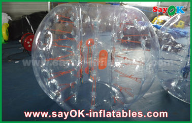 球の膨脹可能なゲームの大人1.5m DIA膨脹可能なZorbの球の破壊、透明な人間の泡サッカーTPU/ポリ塩化ビニール