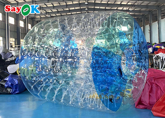浮遊水玩具 0.9mm PVC タンパウリン 湖水泳池用 膨らませられる水ロールボール