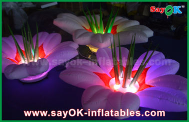 花の定形膨脹可能な照明装飾、結婚式膨脹可能なLEDのライト
