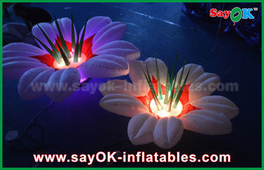 花の定形膨脹可能な照明装飾、結婚式膨脹可能なLEDのライト