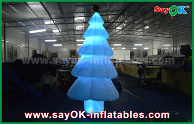 3mのナイロン材料が付いている膨脹可能で軽い装飾LEDの照明クリスマス ツリー