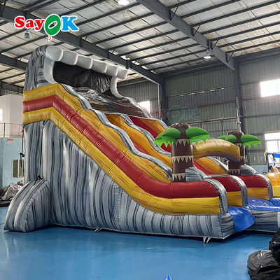濡れ乾燥式充気スライド 耐火式充気スライド 9x3.4x5.5m 遊び場用