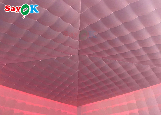 大きな充気テント 巨大モバイル 8x8x4m 屋外充気テント LEDライト 防水