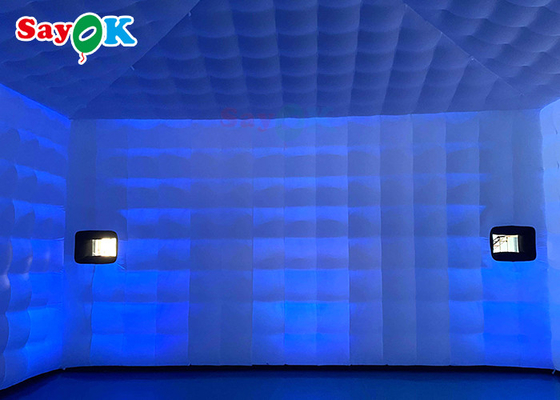大きな充気テント 巨大モバイル 8x8x4m 屋外充気テント LEDライト 防水