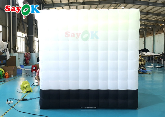 SGS の膨脹可能な写真ブースのテント LED ライトが付いている 360 度の写真ビデオ ブース