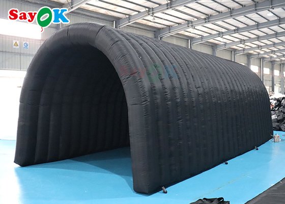 活動展覧会のための210Dオックスフォードの黒く膨脹可能なトンネルのテントの多機能