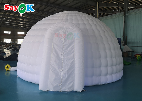 白い屋外のキャンプの膨脹可能な泡テントの家のドーム 6x5x3.2mH