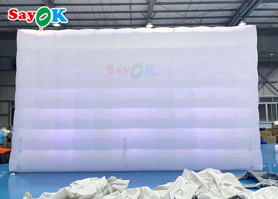 移動式 8x8x4m 屋外白色充気式エアテント 幸せなパーティーのための充気式パーティーテント