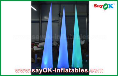 LEDライトCE/UL送風機の照明装飾との2.5mナイロン膨脹可能なLEDの円錐形