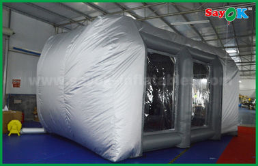 膨脹可能な仕事のテントの車のペンキの噴霧のための防水Cutomizedの膨脹可能な空気テント/ポリ塩化ビニールの膨脹可能なスプレー・ブース