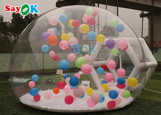 子供は明確なドームのテント弾力がある膨脹可能な空気テントの気球の泡立つ