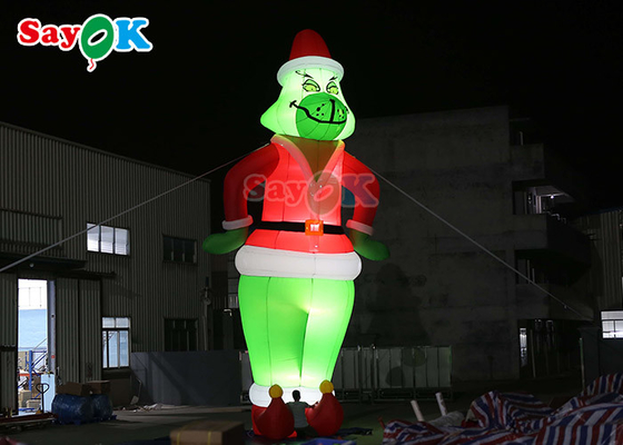 装飾のためのマンガのキャラクタのInflable Grinchの気球のサンタの注文の膨脹可能なクリスマス
