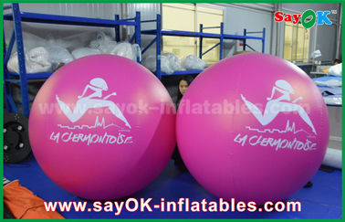巨人2m DIAポリ塩化ビニールの赤く膨脹可能な気球の屋外広告の膨脹可能なヘリウムの気球