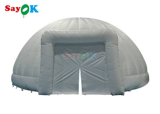 ポリ塩化ビニールの防水シートは屋外の党のでき事のための膨脹可能なドームのテントを導きました