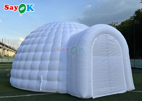 注文の照明の膨脹可能な空気のテントは屋外のためのイグルーのドーム テントを爆破します