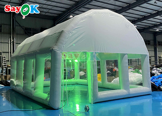 TPU 充気泡ドームビルディング 覆われた空気カバー 水テント 23x18フィート