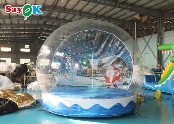 11.5FT クリスマスデコレーション 充電式スノーボール 透明なバブルテント